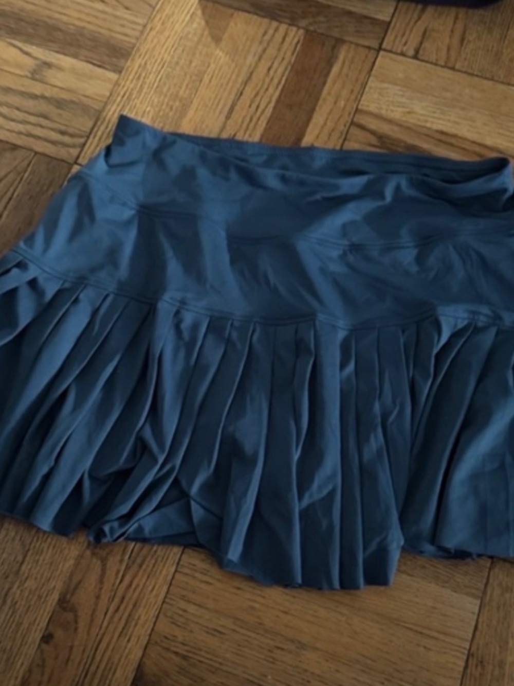 Women blue golf and tennis skirt - pleated